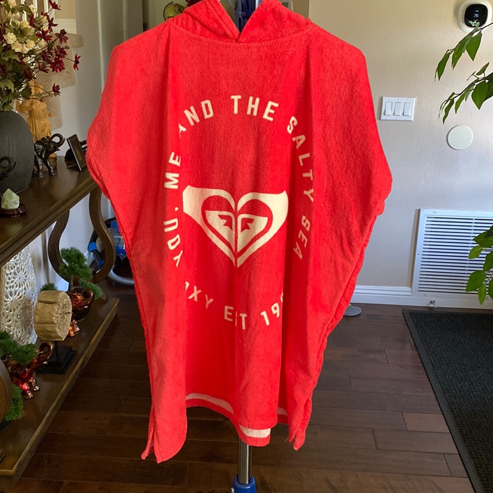 Roxy towel cover up with hood